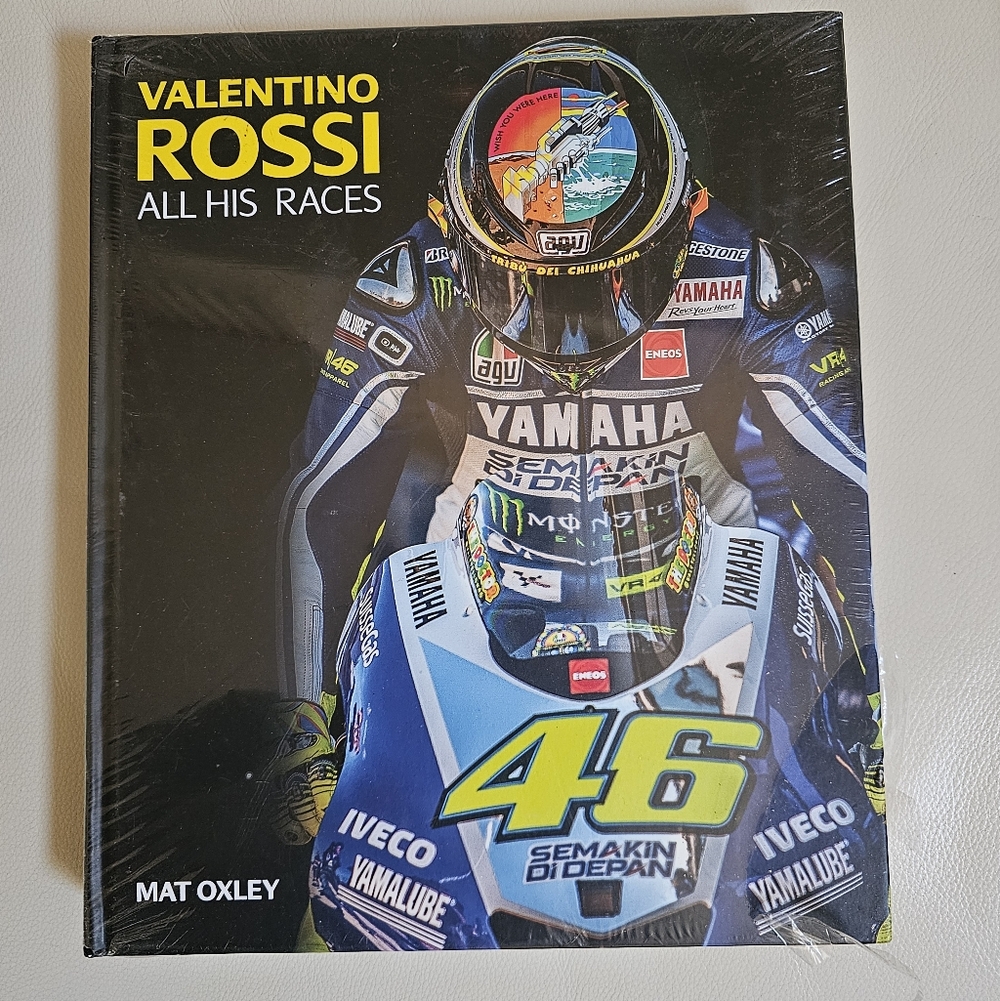 Valentino Rossi: All His Races, Hadcover Book, New